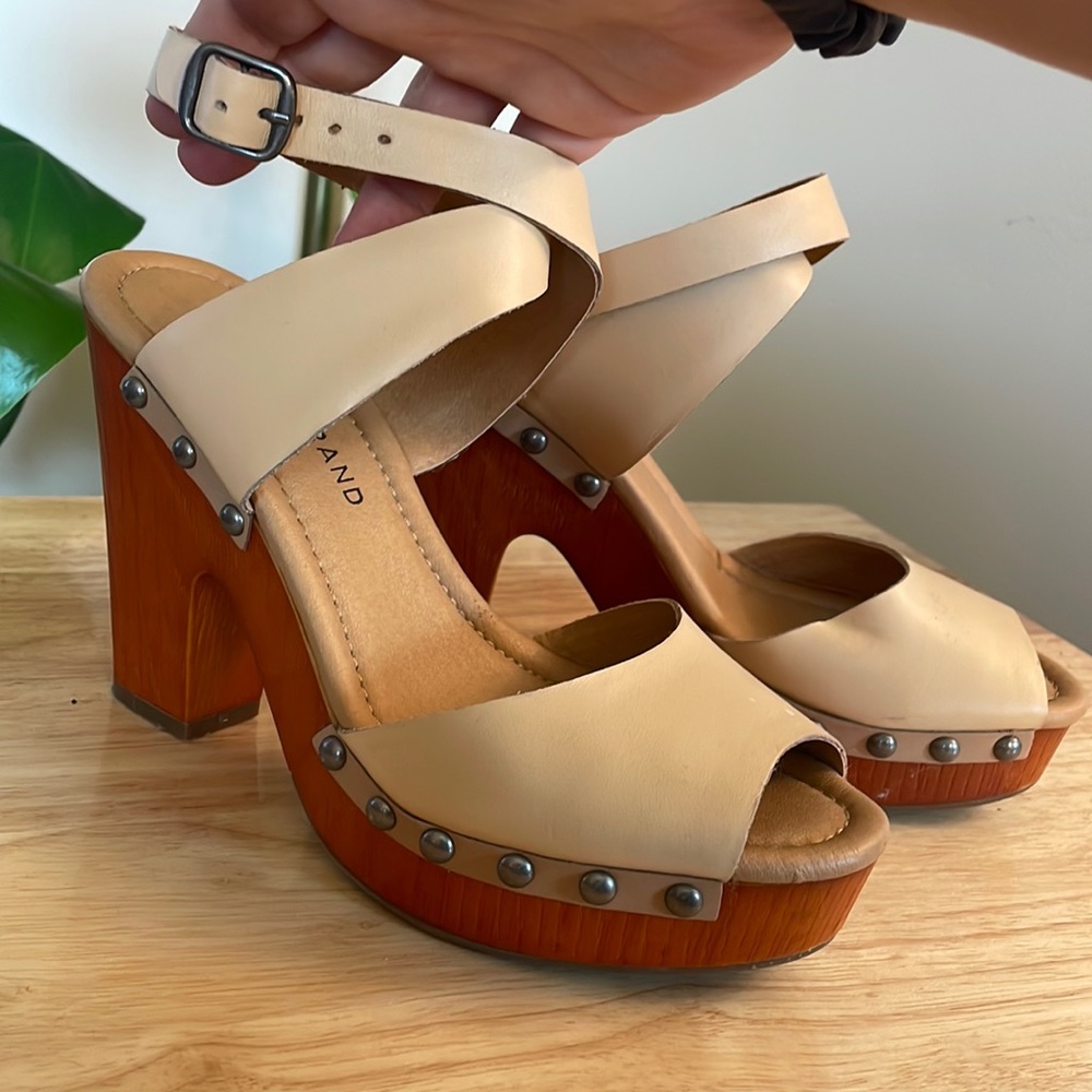Lucky Brand Tan Leather Sandals